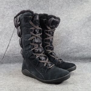 Timberland Shoes Womens 8 Boots Winter Quilted Lace Up Leather Fashion Comfort